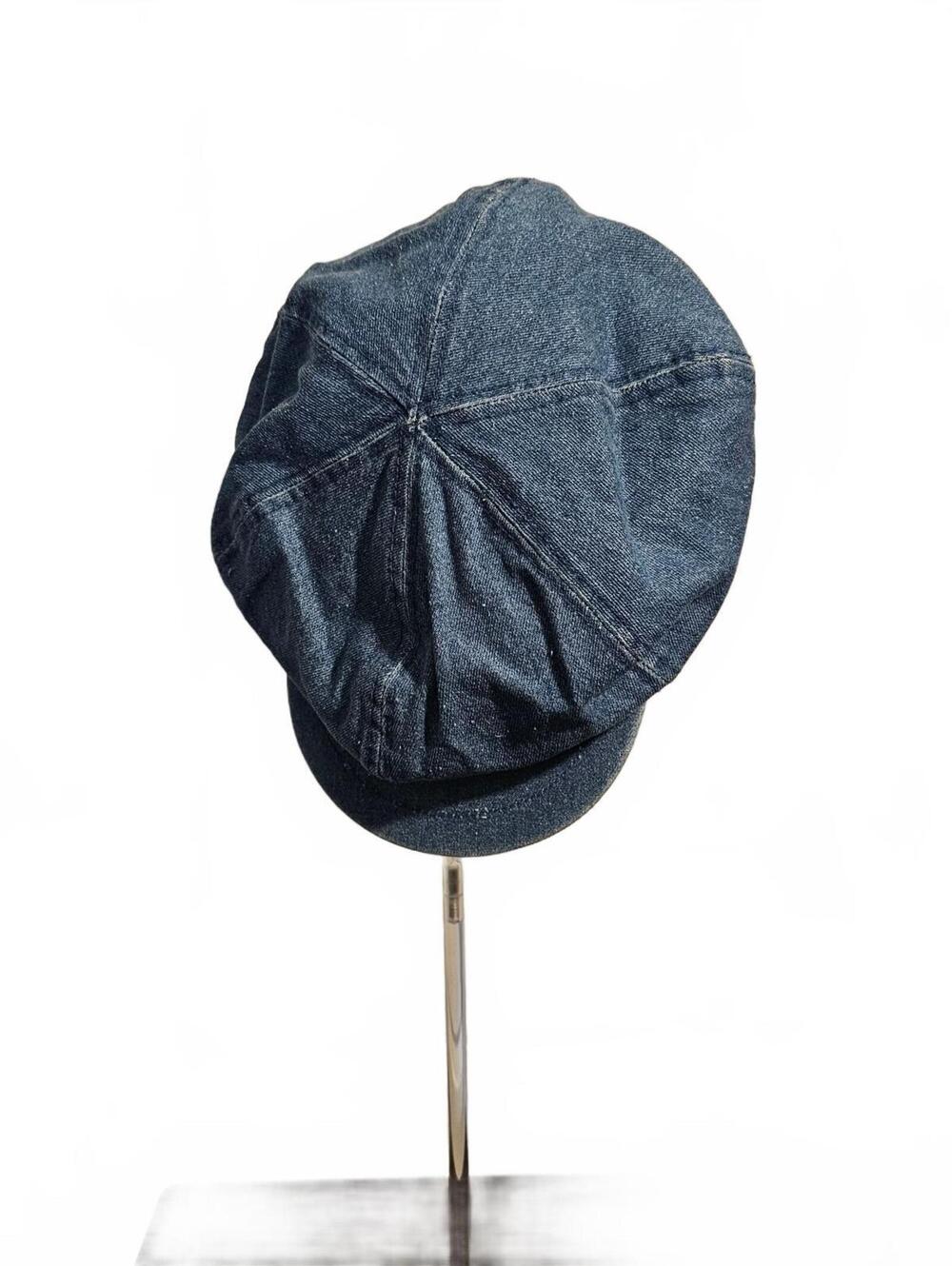 Blue Denim Newsboy Cap